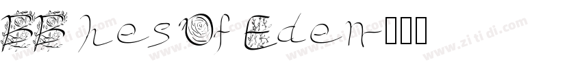 BB hes Of Eden字体转换
